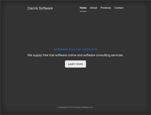 Tablet Screenshot of dacris.com